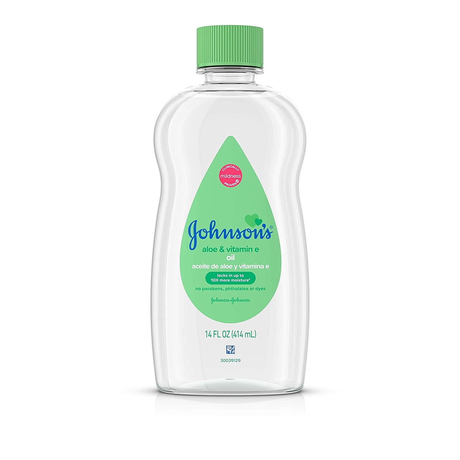 Johnson's Baby Oil with Aloe Vera & Vitamin E 14 oz known for its skin-soothing qualities - and vitamin E, a natural skin conditioner- 38137003332 Pie's Variety Store