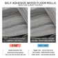 auxua Woodgrain Vinyl Floor Roll, 11.8" x 118", Quick‑Apply Peel & Stick auxua