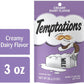 WHISKAS TEMPTATIONS CREAMY DAIRY TREATS FOR CATS  85G - WTCD Pie's Variety Store