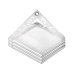 Clear Vinyl Enclosure Tarp, 12 Mil Waterproof with Grommets, 7 x 9 FT vensovo