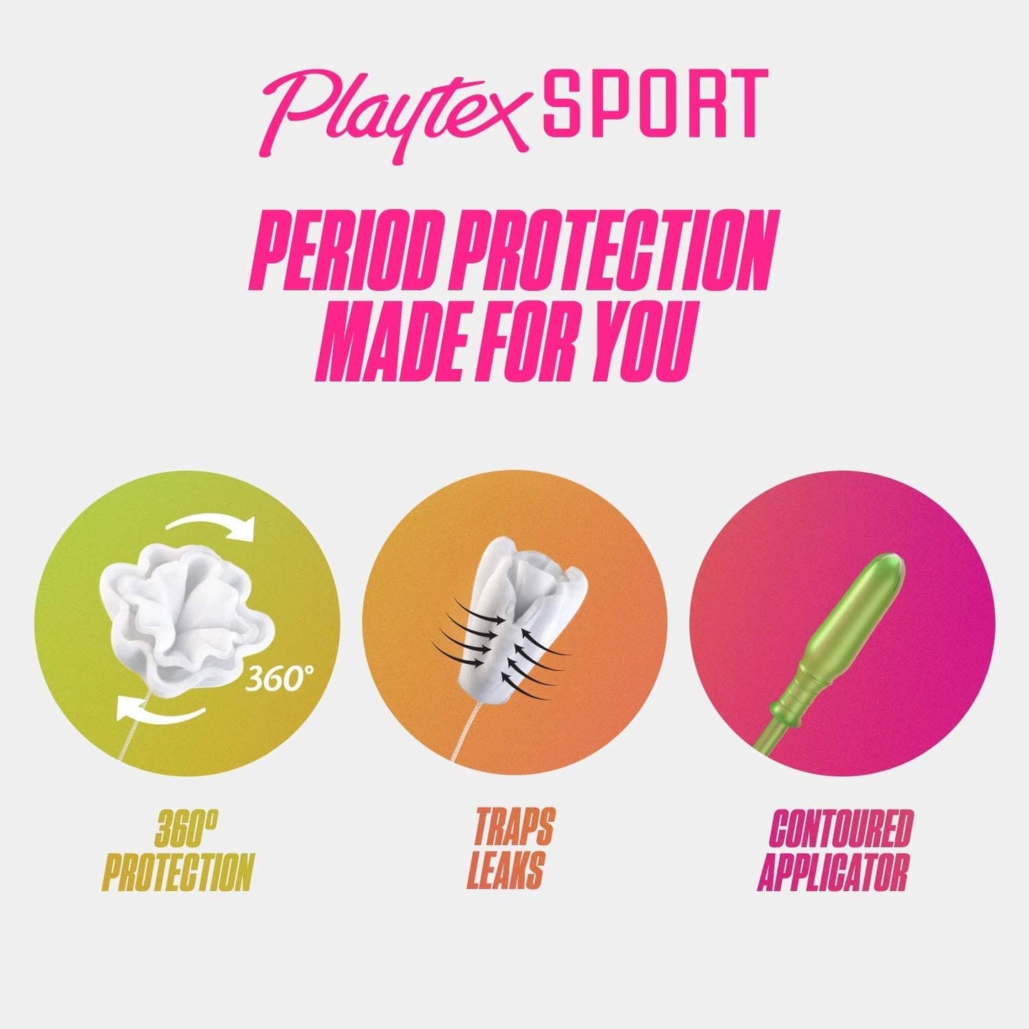 PLAYTEX SPORT FRAGRANCE FREE REGULAR 8CT - PSFFG8 Pie's Variety Store