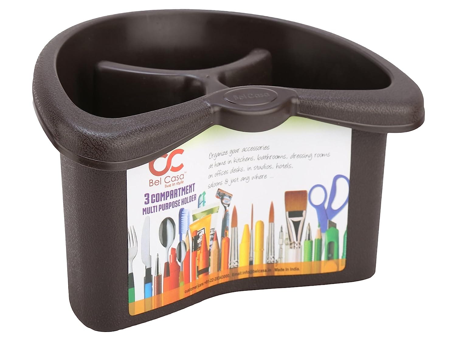 Bel Casa Multipurpose Polypropylene Holder #65103203 - 1900651032032 Pie's Variety Store