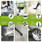 Pressurized Handheld Multi-Surface Natural Steam Cleaner with 12 pcs Accessories, Multi-Purpose Steamer for Home Use, Steamer for Cleaning Floor, Upholstery, Grout and Car (Grey) Phueut