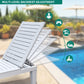 YITAHOME Chaise Outdoor Lounge Chairs Set of 2 with Adjustable Backrest, Sturdy Loungers for Patio & Poolside, Easy Assembly & Waterproof & Lightweight with 265lbs Weight Capacity, Grayish-White ebuys