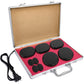 9Pcs Hot Stones Massage Set with Warmer, Professional or Home Spa Massage Hot Stones Kit, 4 Sizes Massage Stone for Full Body Relaxation and Pain Relief Pisleto