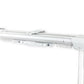 Heavy Duty Double Traverse Rod Center Open 120-240 inch White Rod Desyne