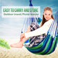 Hommtina Hammock Chair Hanging Rope Swing, Max 300 Lbs Hanging Chair with Pocket & Durability Perfect for Outdoor, Home, Bedroom, Patio, Yard (Pillows NOT Included,Green) Hommtina