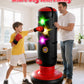 HopeRock Punching Bag for Kids, Boxing Set with Scoring, Light, Music, 4 Game Modes, Inflatable Boxing Bag with Gloves, Birthday Gifts Toys for 4-8-12 Years Old Boys (Patent Pending) HopeRock