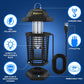Klahaite Bug Zapper Outdoor, Mosquito Zapper, Fly Traps Fly Zapper,Mosquito Repellent Outdoor Patio and Backyard Covers 1/2 Acre, 4200V Powerful Grid, ABS Fireproof Plastic Outer Klahaite