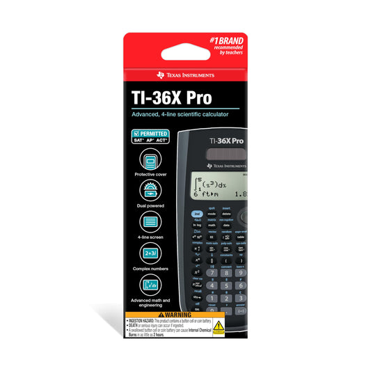 Texas Instruments TI-36X Pro Engineering/Scientific Calculator | 9.7 Inch | Black. Texas Instruments