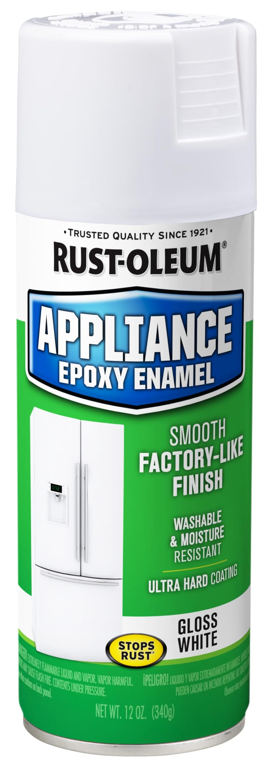 Rust-Oleum 7881830 Specialty Appliance Epoxy Spray Paint, 12 oz, White Rust-Oleum