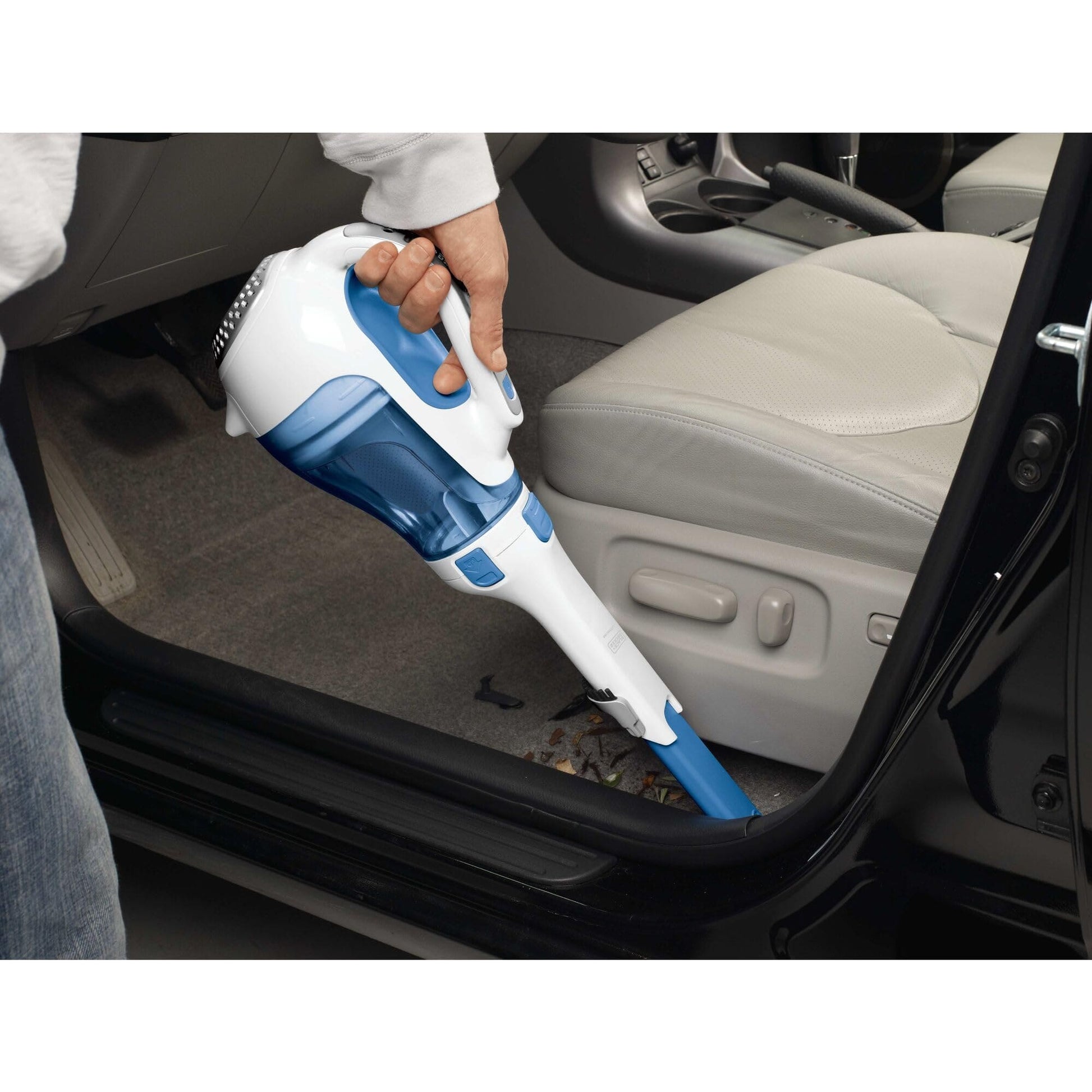 BLACK+DECKER dustbuster Handheld Vacuum, Cordless 10.8V, with Rotating and Extendable Nozzle (HHVI320JR02) BLACK+DECKER