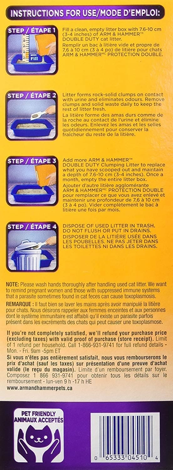 Arm & Hammer Double Duty Clumping Litter 14 LBS - 03320002148 Pie's Variety Store