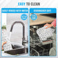 2 Pack Sink Protectors for Kitchen Sink, 13.4"x11.4" Non-Slip Silicone Sink Mats Protect Your Stainless Steel Bottom of Kitchen Sink or Drying Rack, Eco-Friendly & Stain-Free Kitchen Sink Mat - White Sink Protex