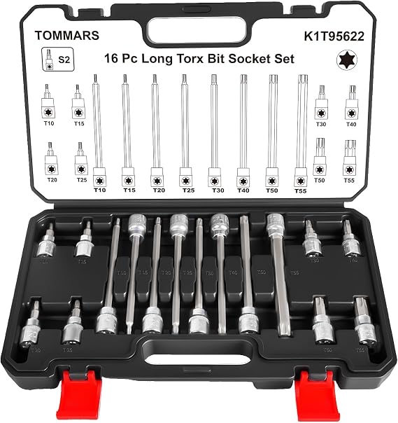 14-PC Long Torx Bit Socket Set - K1T95621 ebuystt