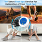 LeCaung Ionic Foot Bath Detox Machine, Portable Ionic Detox Foot Bath Spa Machine Ion Cleanse Controller for Home Travel Holiday Lecaung