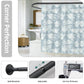 L Shaped Shower Curtain Rod, (44.1"-54.3"x44.1"-54.3") Adjustable Curved Shower Rod, 90 Degree Corner Shower Rods for Bathroom Bathtub Clothing Store Locker, locker rooms, fitting rooms, Black TwinkleTool