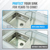 2 Pack Sink Protectors for Kitchen Sink, 13.4