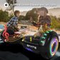 SIMATE Hoverboard, Bluetooth All Terrain Hover Boards with LED Lights and APP Control, Gifts for Kids Adults Girls Boys, for All Ages SIMATE