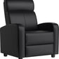 Yaheetech Recliner Chair PU Leather Recliner Sofa Home Theater Seating with Lumbar Support Overstuffed High-Density Sponge Push Back Recliners Armchair for Living Room Yaheetech