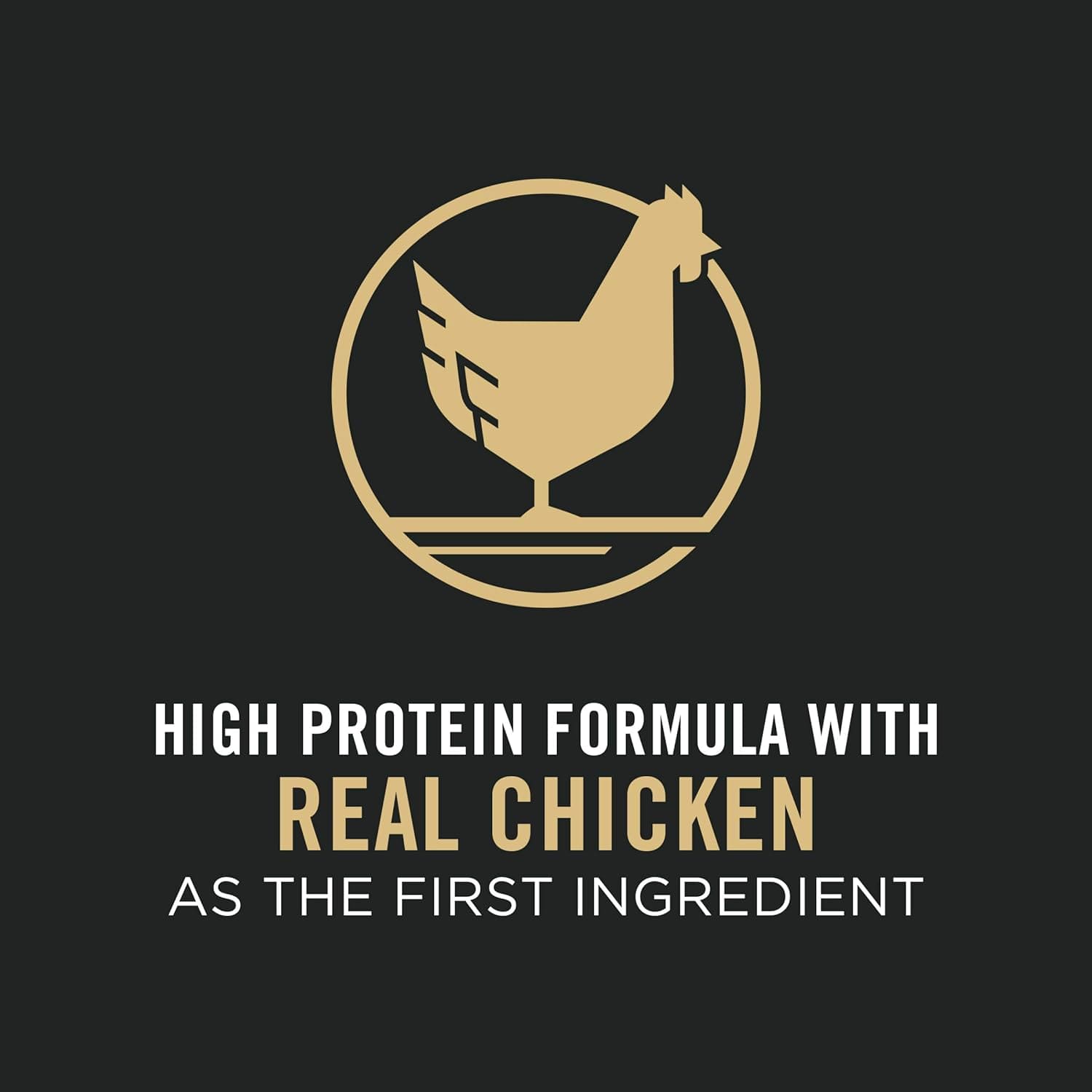 Purina Pro Plan Adult 7+Bright Mind Chicken & Rice Formula 16lbs - 03810017085 Pie's Variety Store