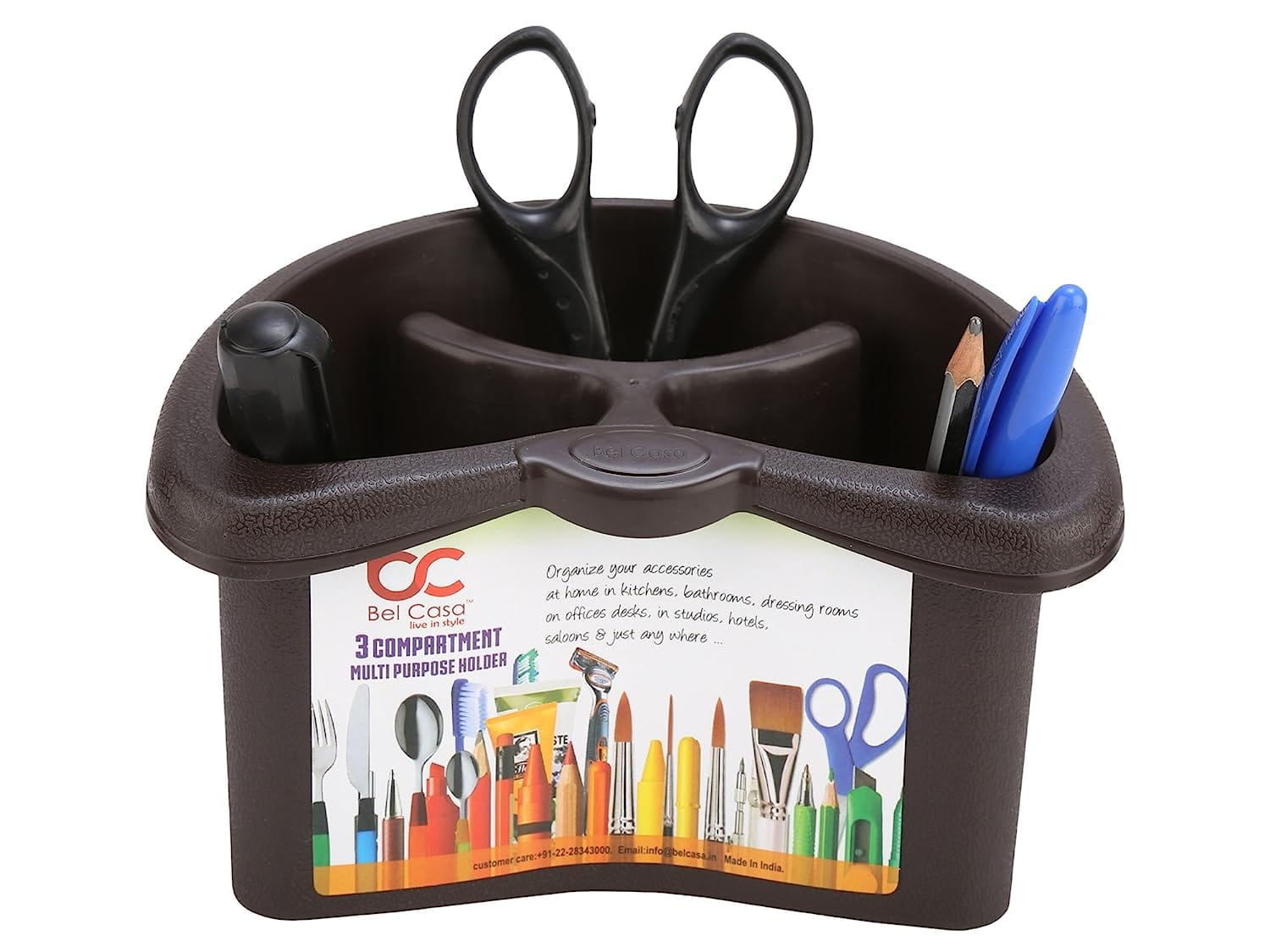 Bel Casa Multipurpose Polypropylene Holder #65103203 - 1900651032032 Pie's Variety Store