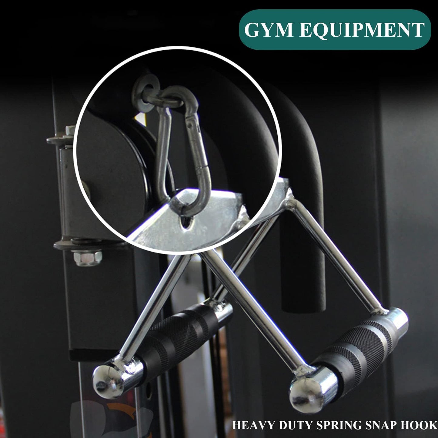 EPHECH 30PCS 4" Heavy Duty Spring Snap Hook, M10 3/8" Galvanized Steel Carabiner Clip Qiuck Link Spring Snap Hook, 770LBS Holding Capacity Keychain Buckle for Swing Hammock Gym Outdoor EPHECH