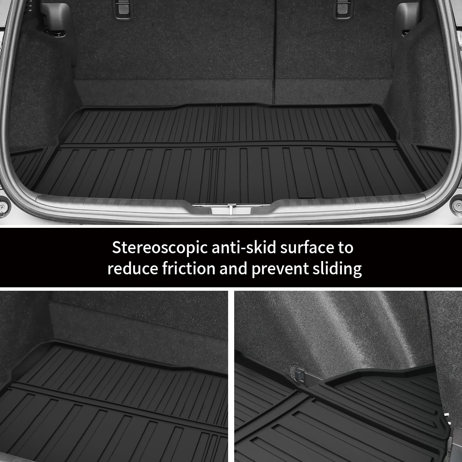 Custom for 2023-2025 2026 Honda CRV (Non Hybrid) Cargo Mats Lower Trunk Liner All Weather TPE Protection Mat Accessories (for 2023-2025 Honda CR-V Lower Trunk Mats Yonugli