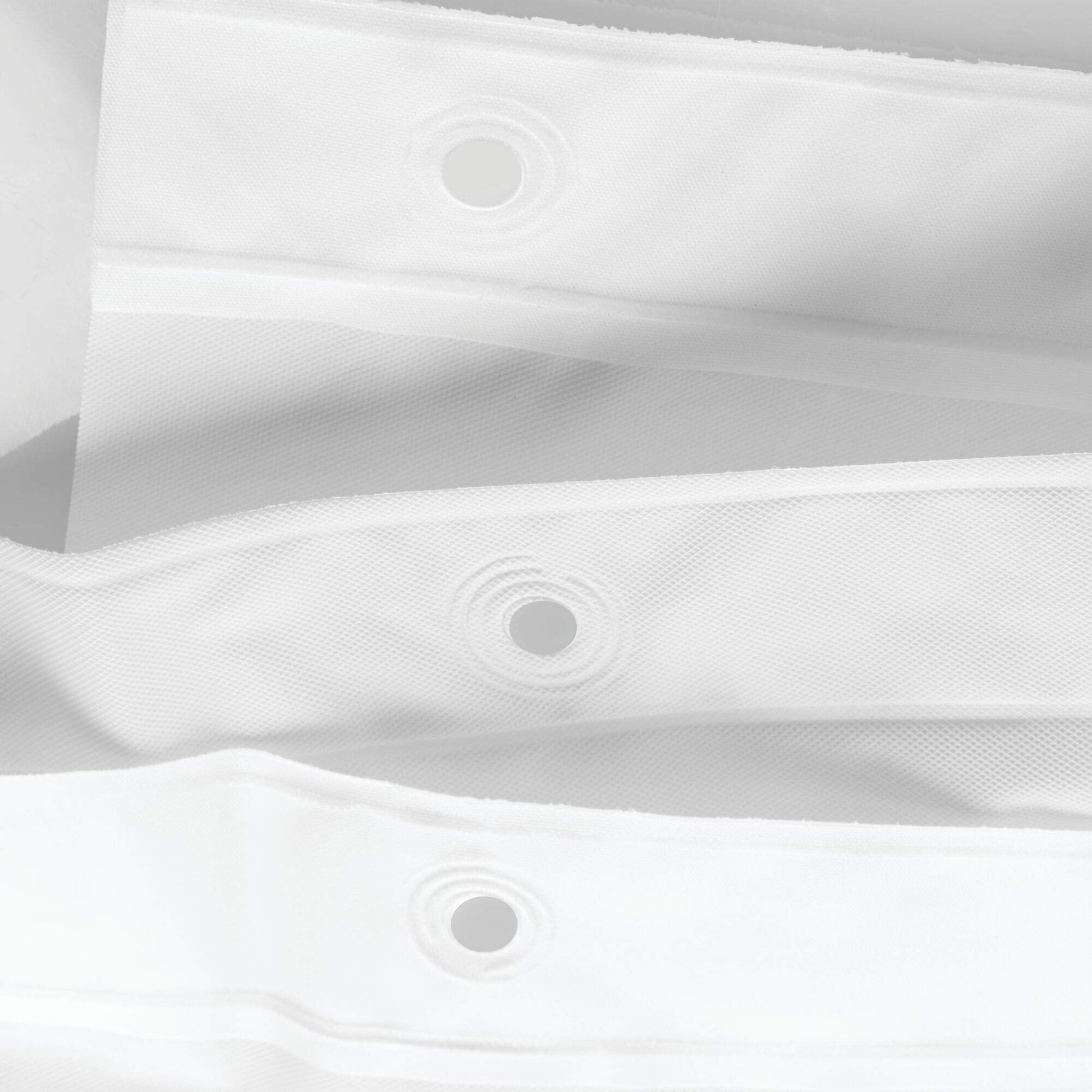 iDesign Waterproof PEVA Bathroom Shower Curtain Liner - 72" x 72", White InterDesign