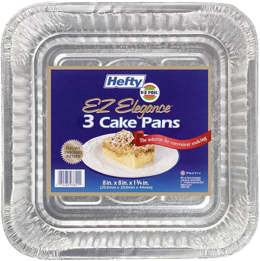 Hefty Ez Foil 9" Pie Pans, 3 Count - HEZFPP3 Pie's Variety Store
