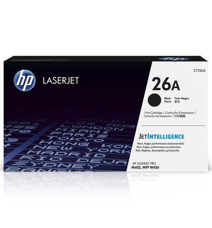 HP 26A Black Original LaserJet Toner Cartridge -  CF226A