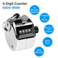 SDARMING Tally Counter, 4-Digit Clicker Counter, Metal Hand Tally Counters Clicker Pitch Counter for Counting, Knitting, Coaching, Golf, Lap, Fishing SDARMING