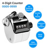 SDARMING Tally Counter, 4-Digit Clicker Counter, Metal Hand Tally Counters Clicker Pitch Counter for Counting, Knitting, Coaching, Golf, Lap, Fishing
