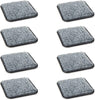 Geesatis 8 Pcs Furniture Sliders Reusable Heavy Moving Pads Sliders for Hardwood Floors, Move Your Furniture Easy, Floor Protector, Square & 3.1 X 3.1 inch-ZY11082668