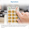 AT&T EL52313 3-Handset Cordless Phone with Answering System & Extra-large Backlit Keys, Light champagne, 3 Handsets