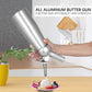 Professional Whipped Cream Dispenser Stainless Steel Cream Whipper, Durable Whip Cream Canister Whipping Siphon with 3 Decorating Nozzles, 1-Pint Gourmet Cream Whipper Thsinde