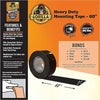 Gorilla Heavy Duty Double Sided Mounting Tape, 1-Pack, Black- 6055002