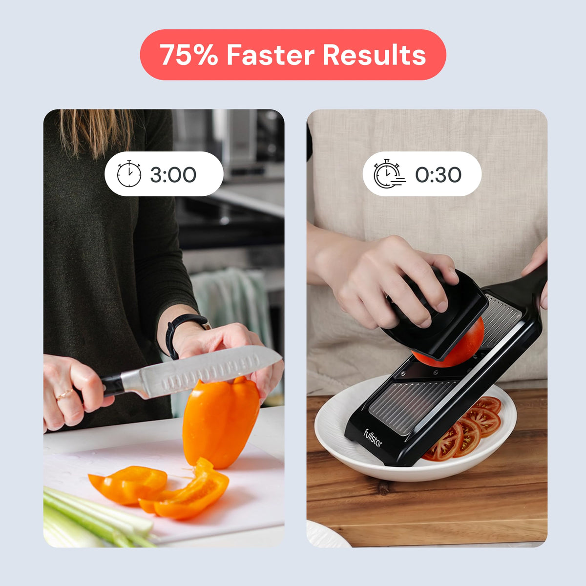 Fullstar - Handheld Mandoline Vegetable Slicer & Julienne Cutter fullstar