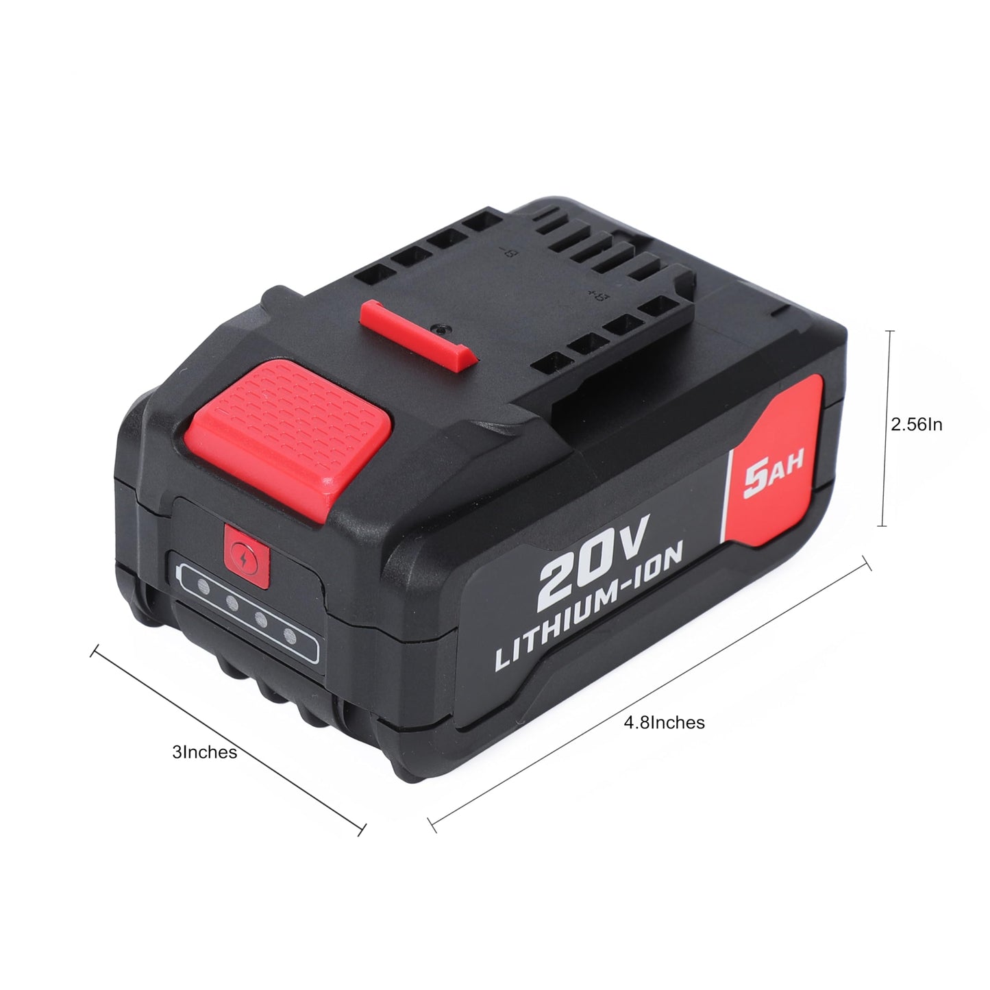 WMEXINBAO 20V 5Ah Lithium-Ion Replacement Battery Pack for Bauer 20V Cordless Power Tools, Replacement Battery WMEXINBAO