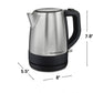 HAMILTON BEACH 40998 1.0L ELECTIC KETTLE STAINLESS STEEL - HMTNBK18 Pie's Variety Store