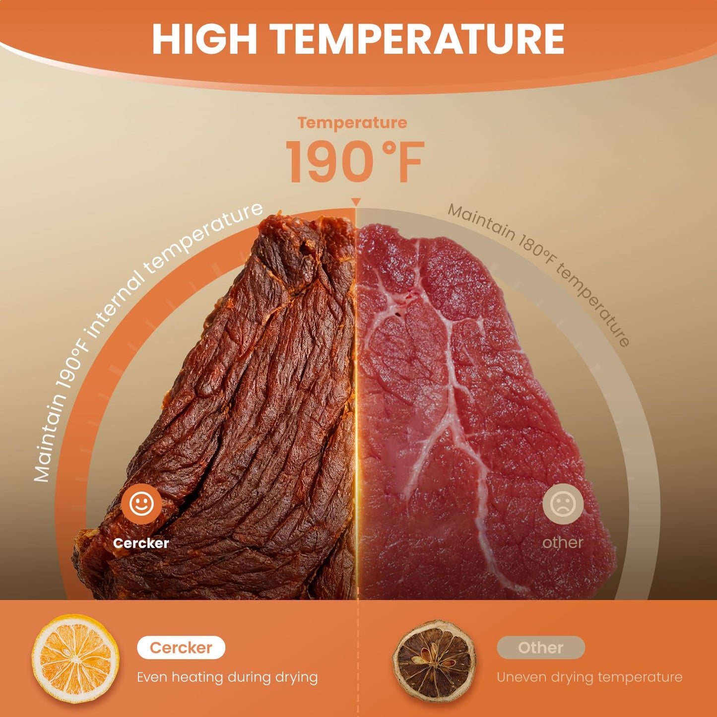 Food-Dehydrator Machine 12 Stainless Steel Trays, 10.9ft² Meat Dehydrator for Jerky, 800W Dryer for Herbs, 190ºF Temperature Control,24H Timer,Powerful Drying Capacity for Fruits,Yogurt Cercker