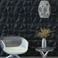 Art3d 3D Paneling Textured 3D Wall Design, Black Diamond, 19.7" x 19.7" (12 Pack) Art3d