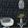 Art3d 3D Paneling Textured 3D Wall Design, Black Diamond, 19.7