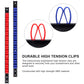 CASOMAN 4 pcs Screwdriver Organizer and Wrench Organizer, Hand Tool Holder, Plastic Rail Wrench Hanger with Clips CASOMAN