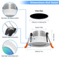 LightingWill 2 Inch LED Recessed Lighting, Smart WiFi LED Downlight, 5W Ceiling Light Compatible with Alexa/Google Assistant, Dimmable RGB & 2700K-6500K, 120V with Driver (10 Pack) LightingWill