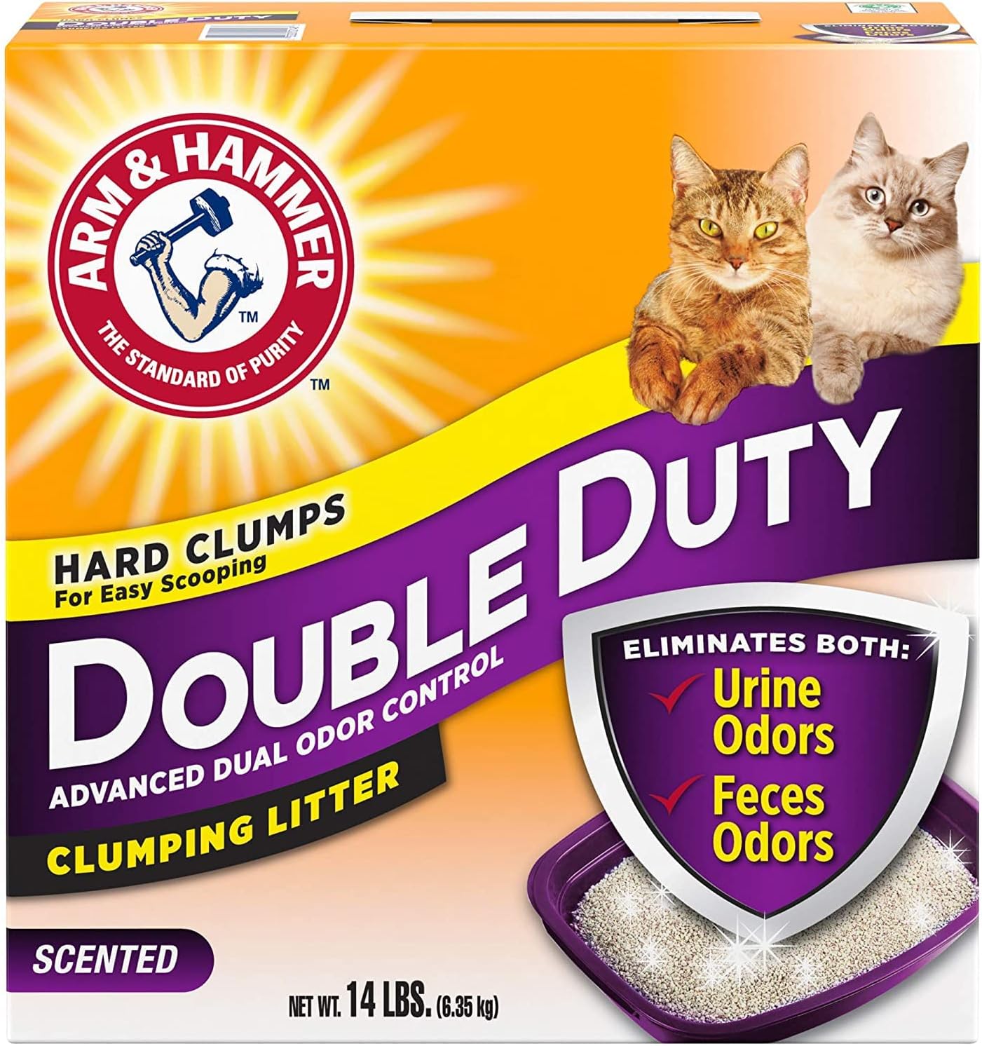 ARM & HAMMER CAT LITTER DOUBLE DUTY CLUMP 14LBS - ANHCLDDC14 Pie's Variety Store