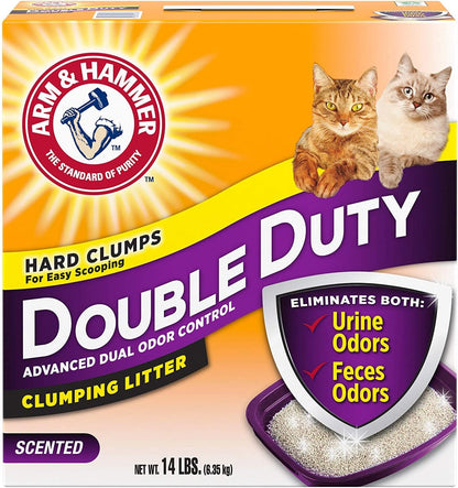ARM & HAMMER CAT LITTER DOUBLE DUTY CLUMP 14LBS - ANHCLDDC14 Pie's Variety Store