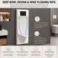 Heliosrider Automatic Sensor Urinal for Men, Wall-Mounted, White Heliosrider