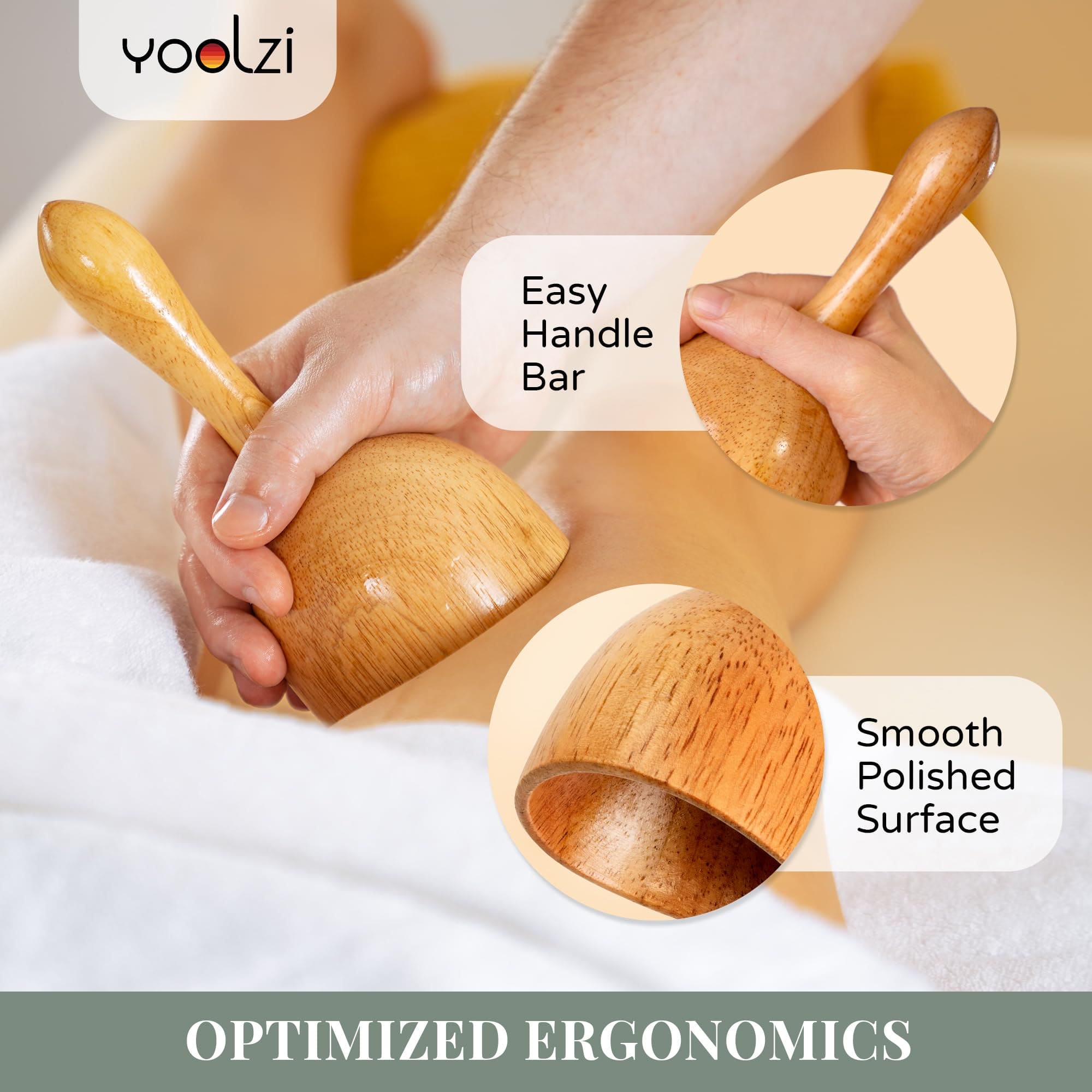 Classic Kit Wood Therapy & Metal Therapy 6 Pieces | Natural Body