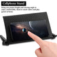 2 Pieces TV Top Shelf Adjustable Screen Shelf TV Monitor Top Bracket for Cellphone Stand, Media Boxes, Game Console, Router and Home(8.5 x 4.5 Inch,Black) Blulu